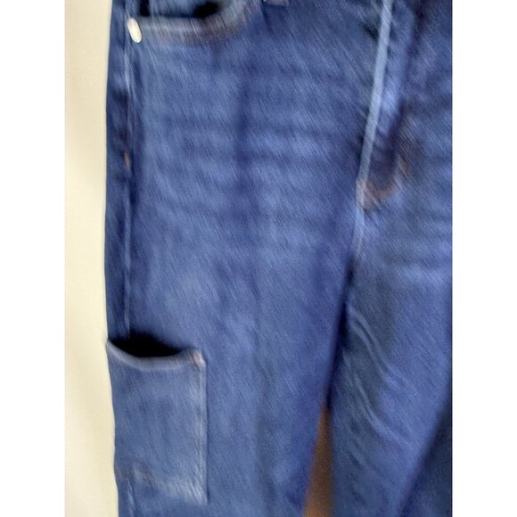 Judy Blue Wide Leg Jeans Baggy Cargo Pocket - Picture 6 of 9